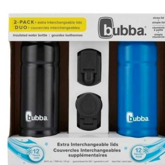 Bubba NEW 2pack stainless steel water bottles - Picture 3 of 5